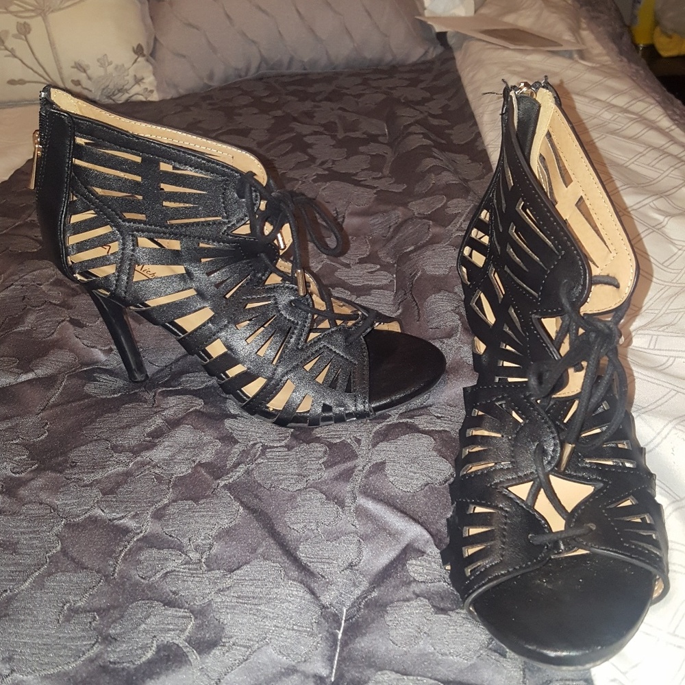 Lace up heels